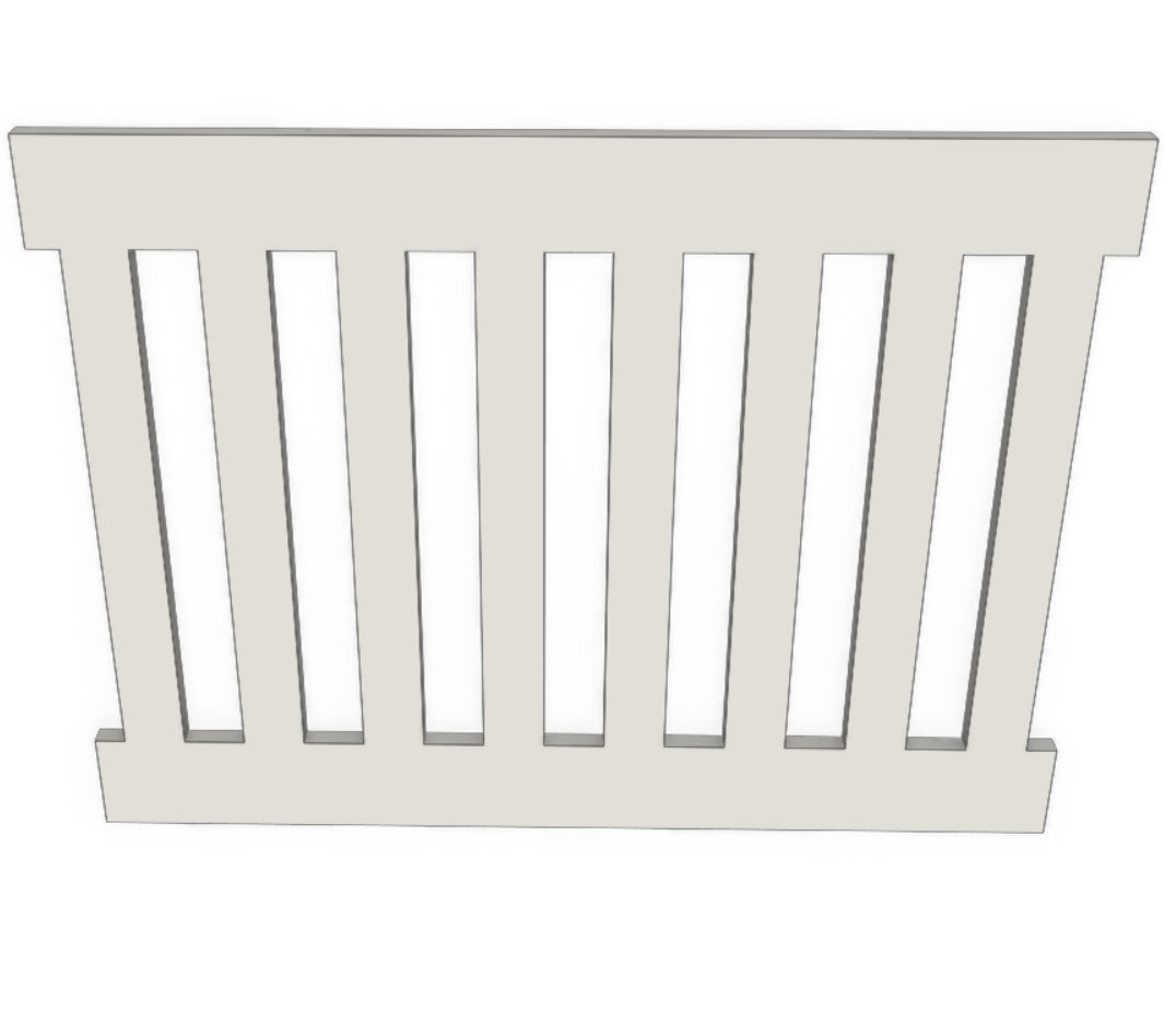 Ultimate Slat Door Kit (Vertical)