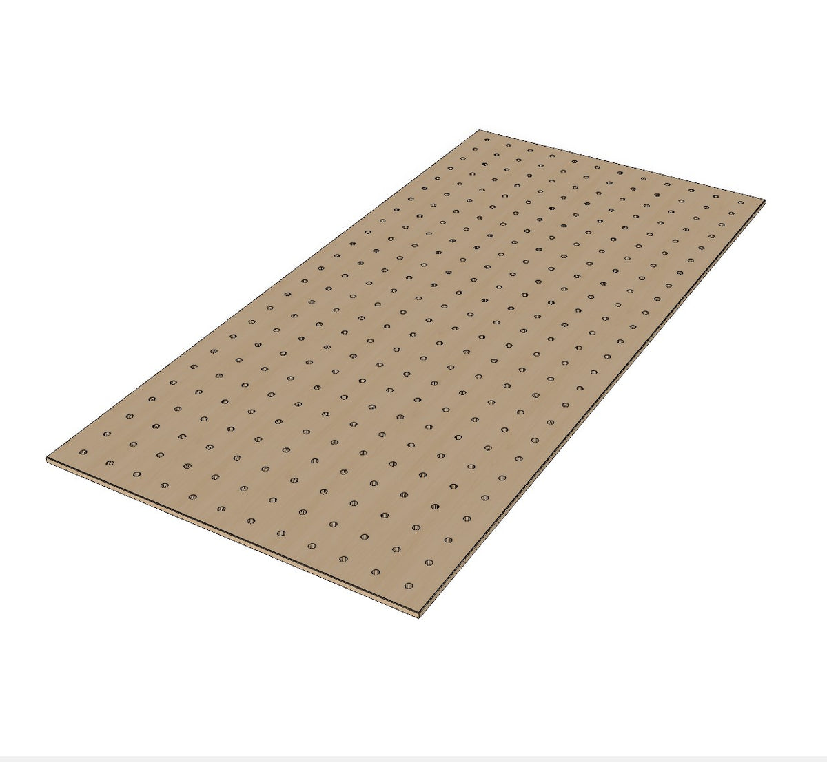 4x8 Bench Top Holes