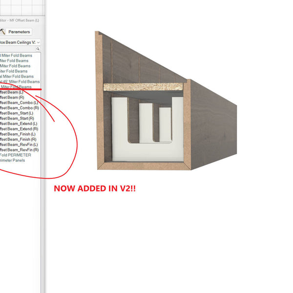 Miter Fold Box Beam & Ceilings Library V2