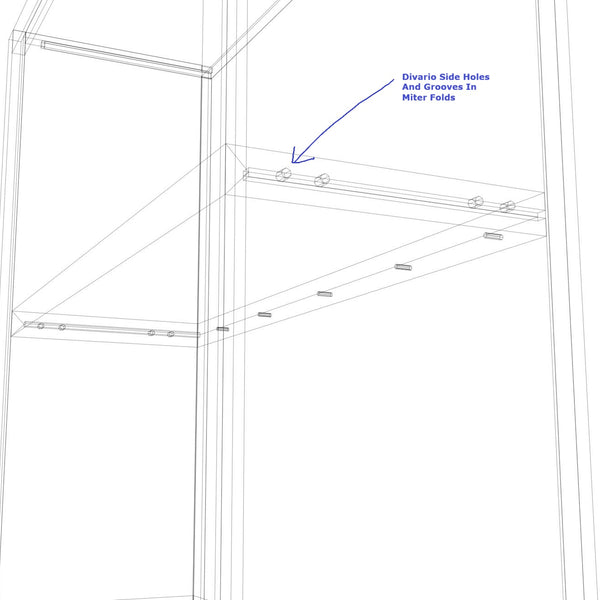 Miter Fold Fixed Shelf & Partition Library V2