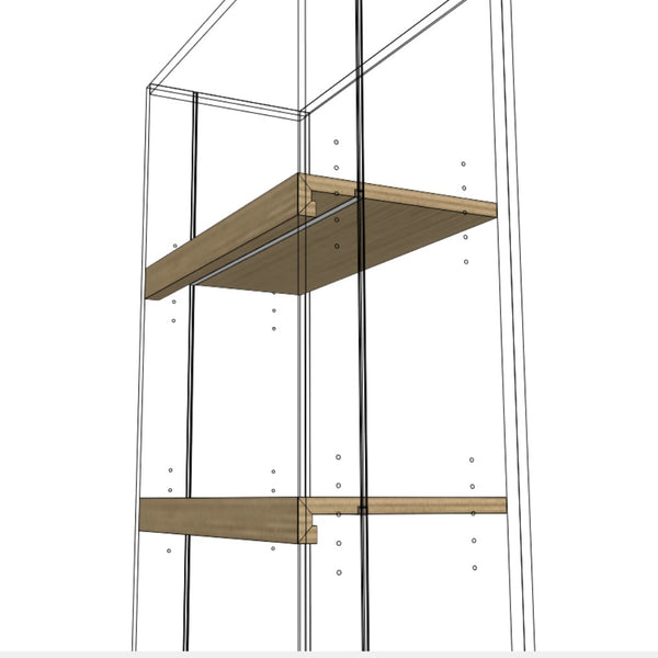 Miter Fold Adjustable Shelf Library V2