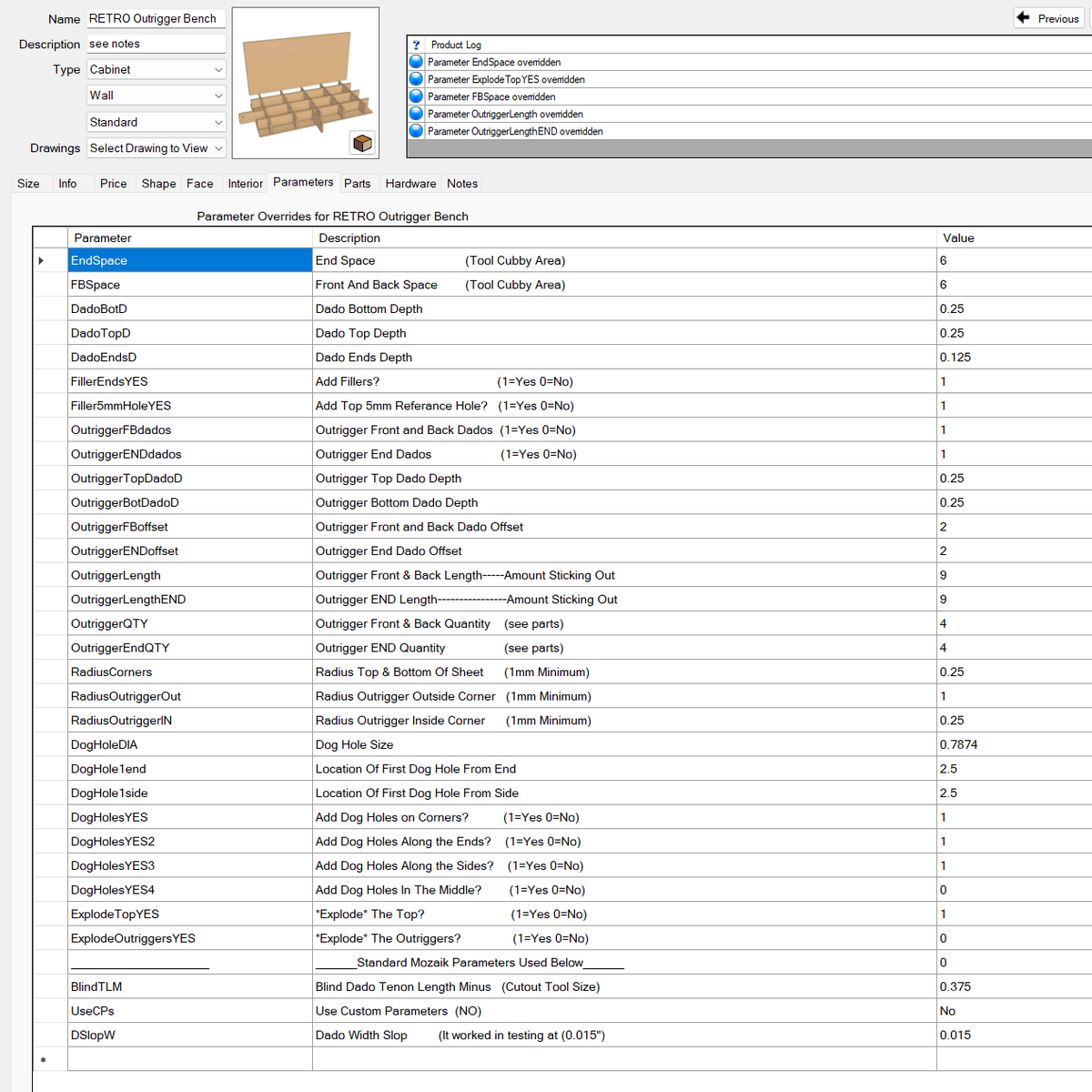 Outrigger Torsion Bench