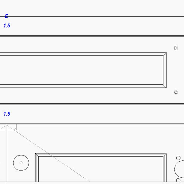 Inset Door Stops 4 PC Kit