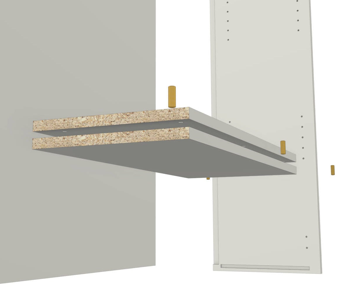 Glued-Up Dowel Shelves V1