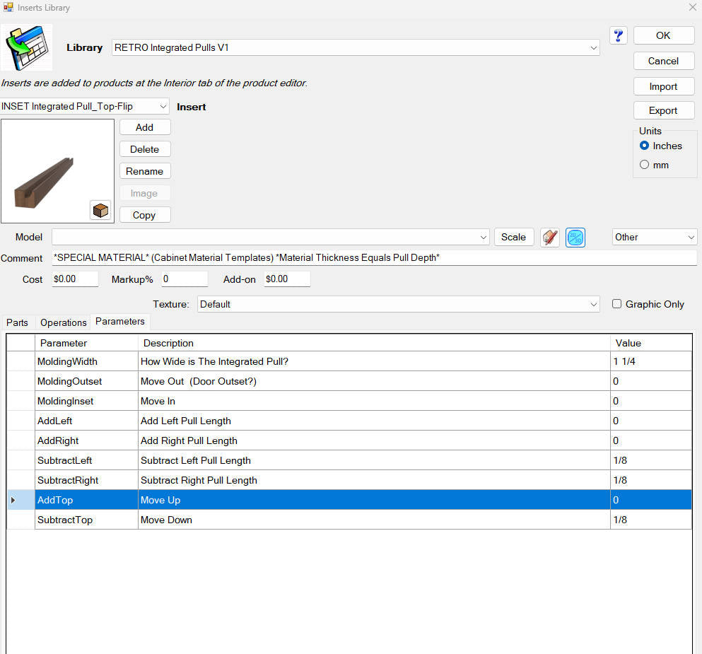 Integrated Pulls Library V1