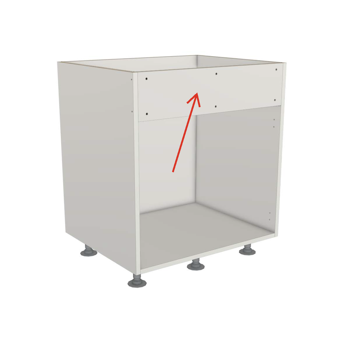 Frameless Rail 4 PC Kit