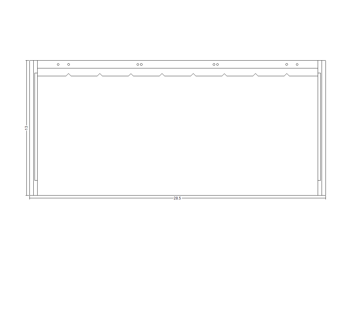 V-Groove Cabinet Back Inserts 2PC!