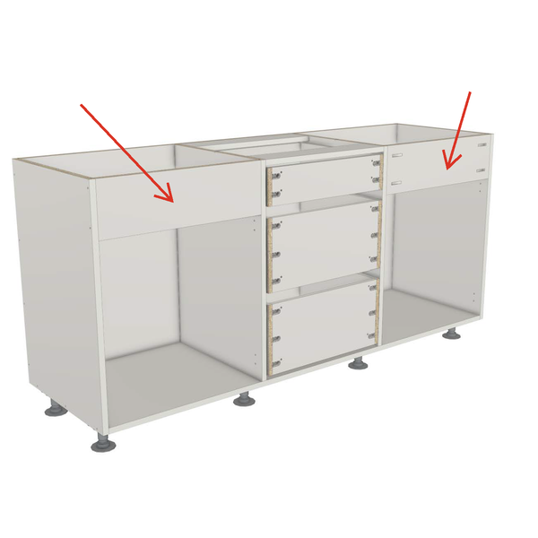 Frameless Rail 4 PC Kit